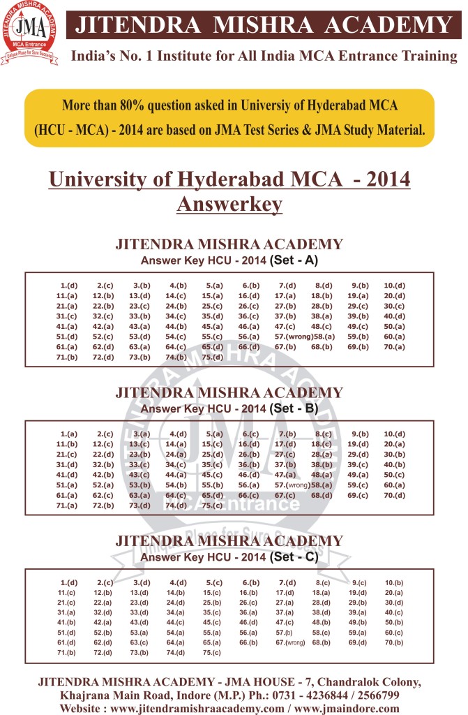hcu answerkey