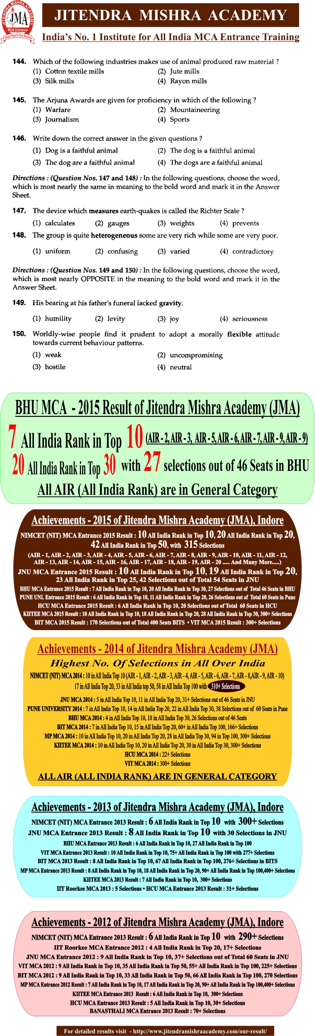 BHU - 2010 (Set - 1) (LAST PAGE)