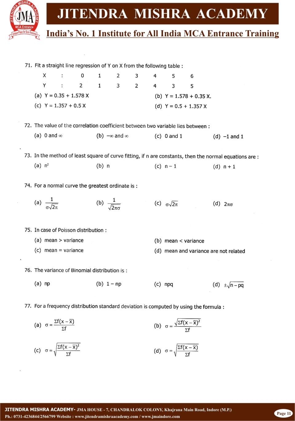 BHU - 2012 (SET-II)(11)