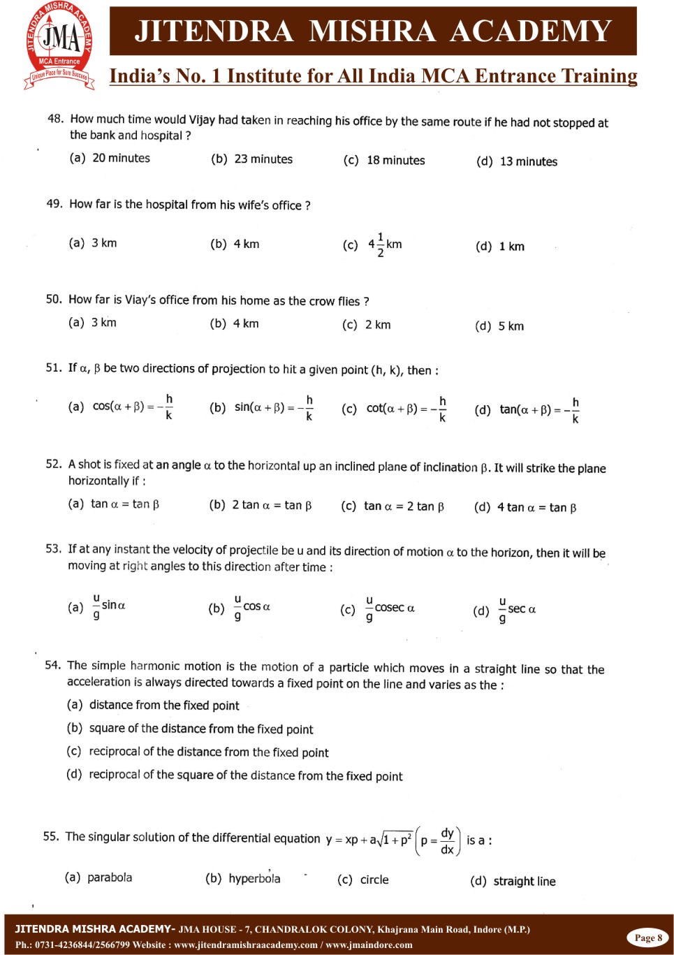 BHU - 2012 (SET-II)(8)