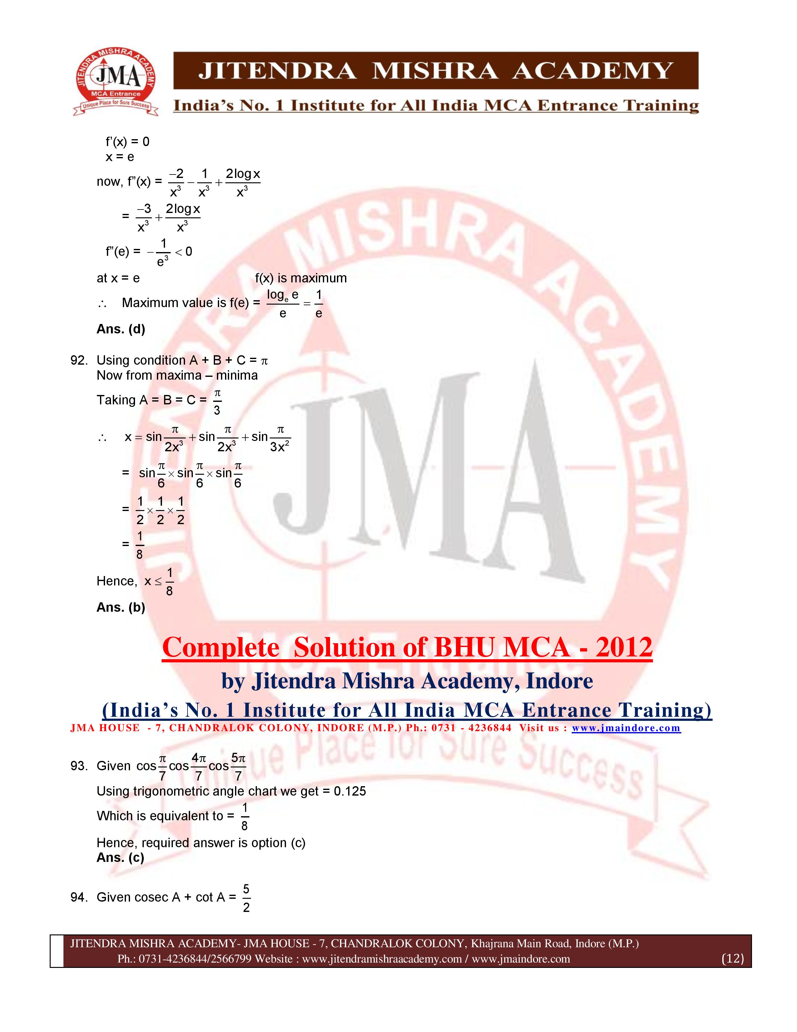 BHU 2012 SOLUTION (SET - 2) (07.07.16)-page-012