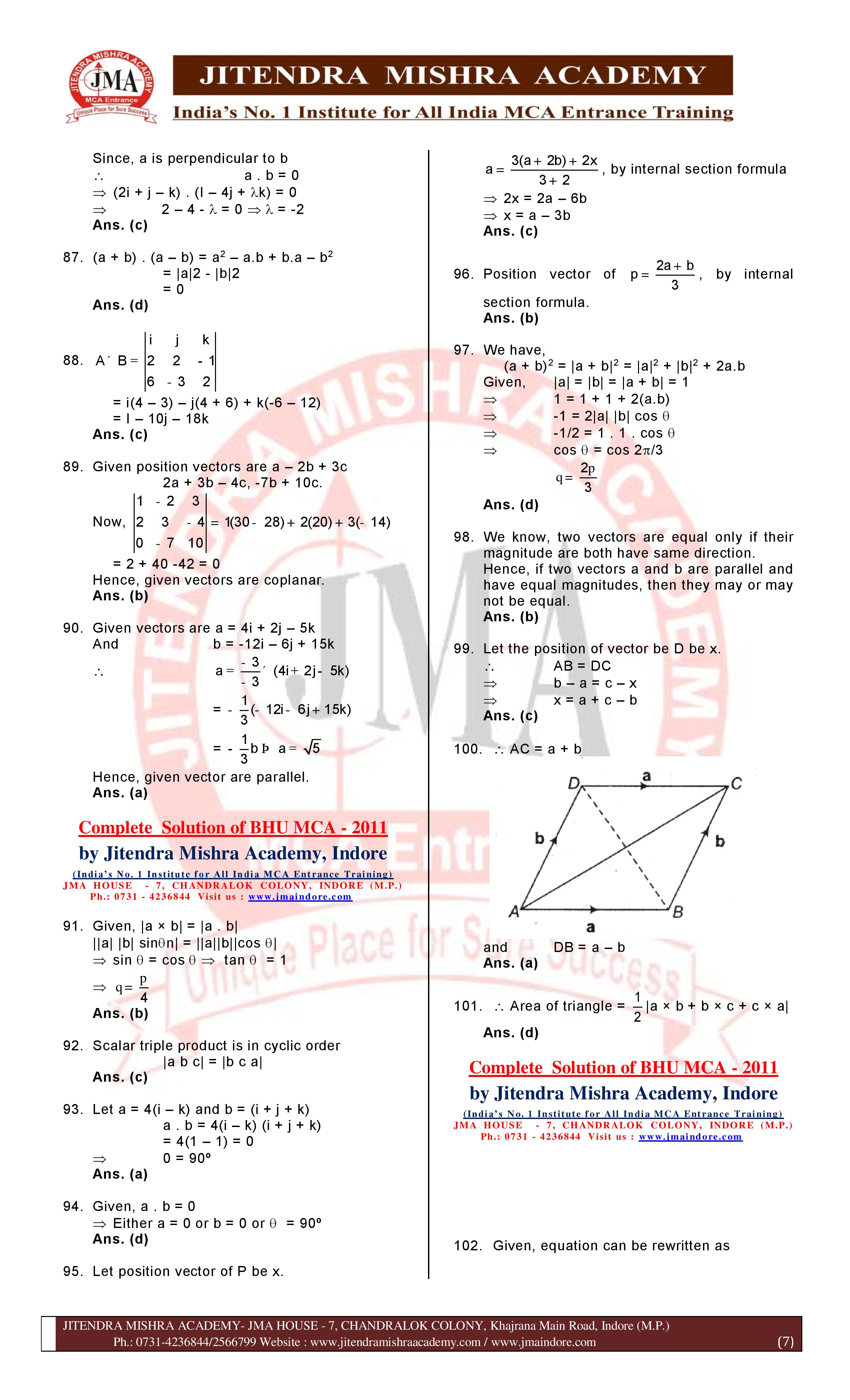 BHU MCA 2011 Solution-page-007