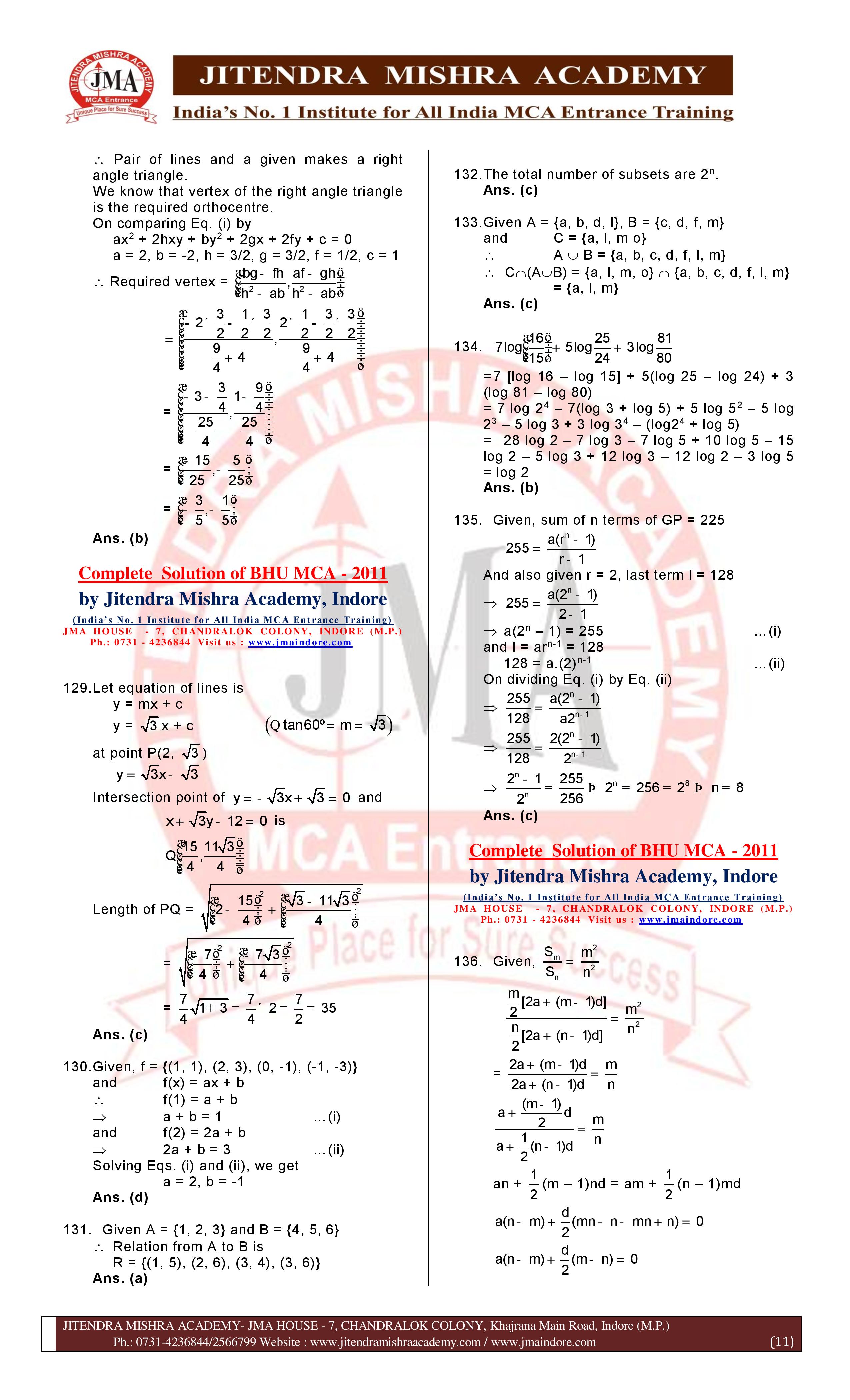 BHU MCA 2011 Solution-page-011