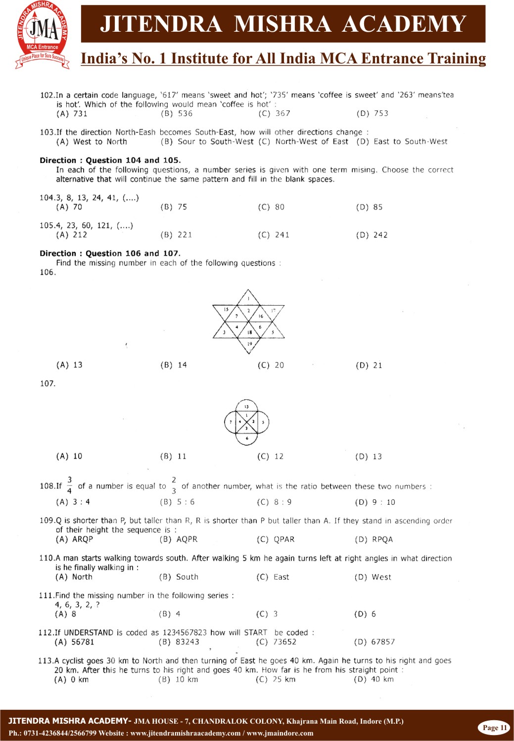 NIMCET - 2010(11)