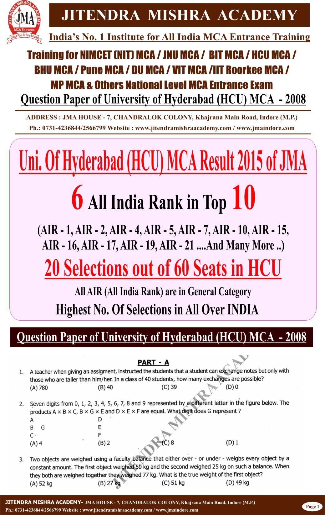 HCU - 2008 (FIRST PAGE)