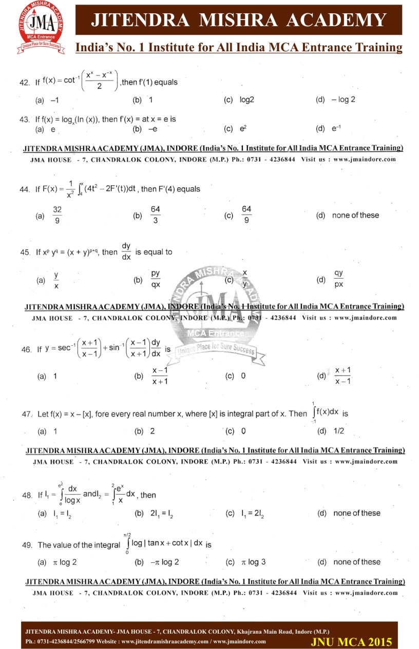 JNU 2015 PAPER(6)