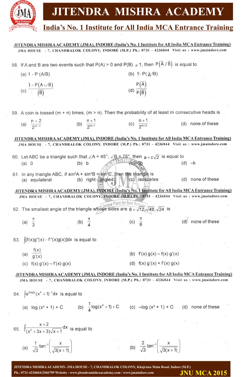 JNU 2015 PAPER(8)