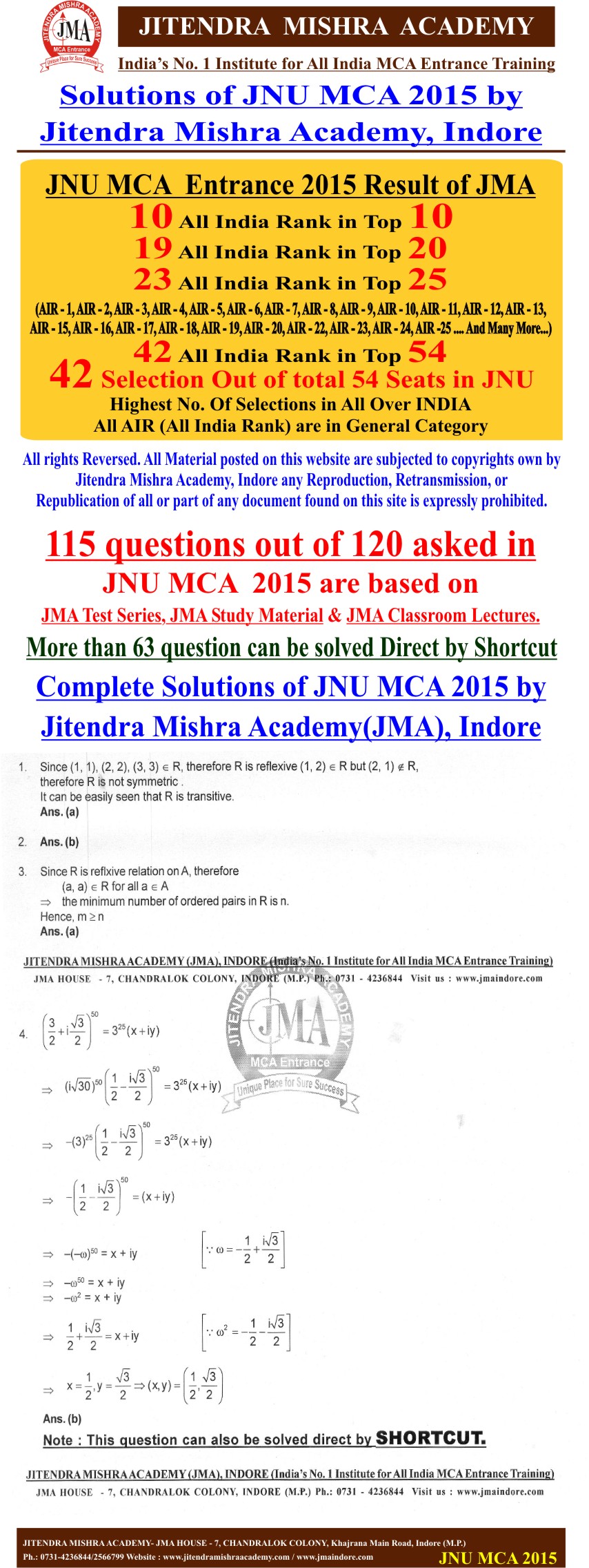 JNU 2015(New) SOLUTION 1