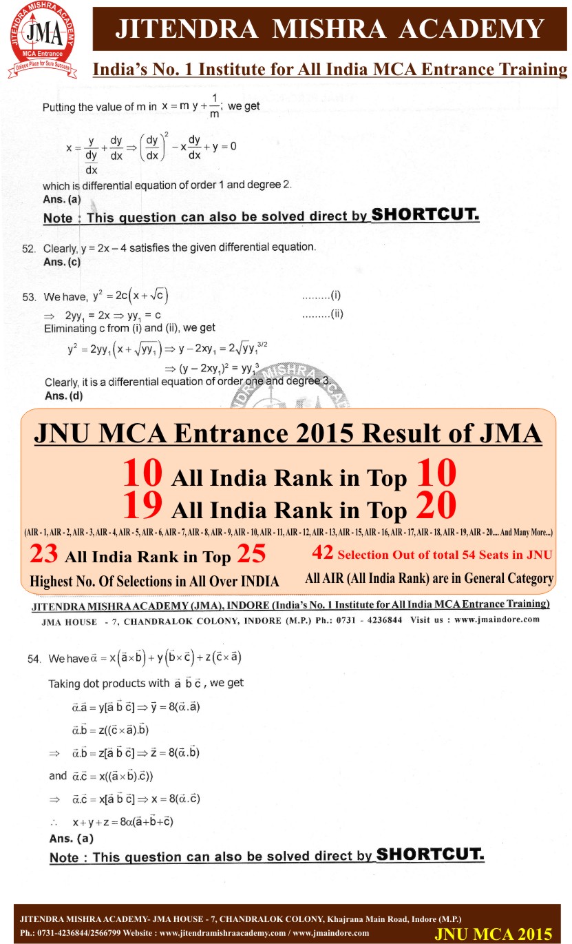 JNU 2015(New) SOLUTION 14