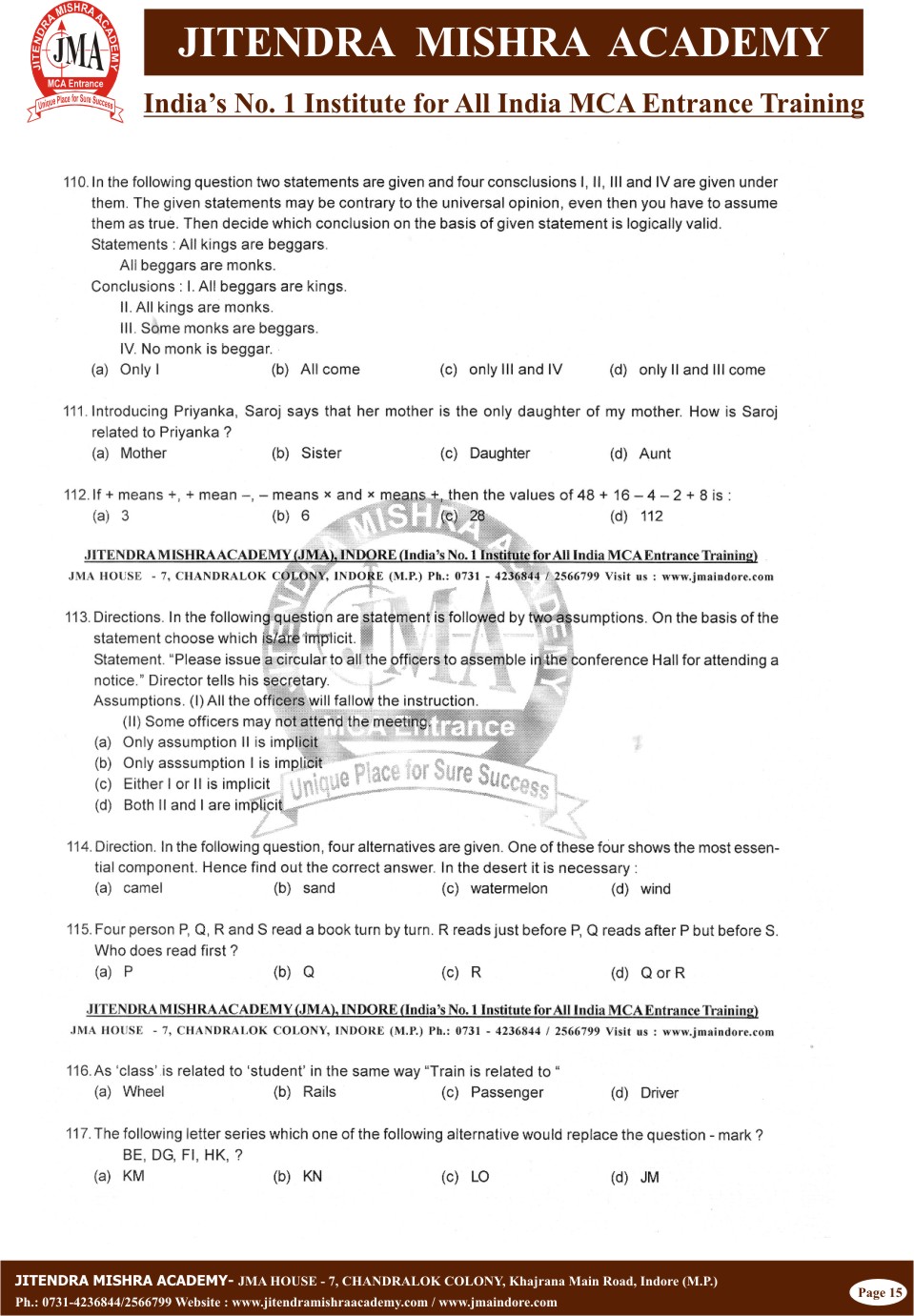 BHU - 2015(15)