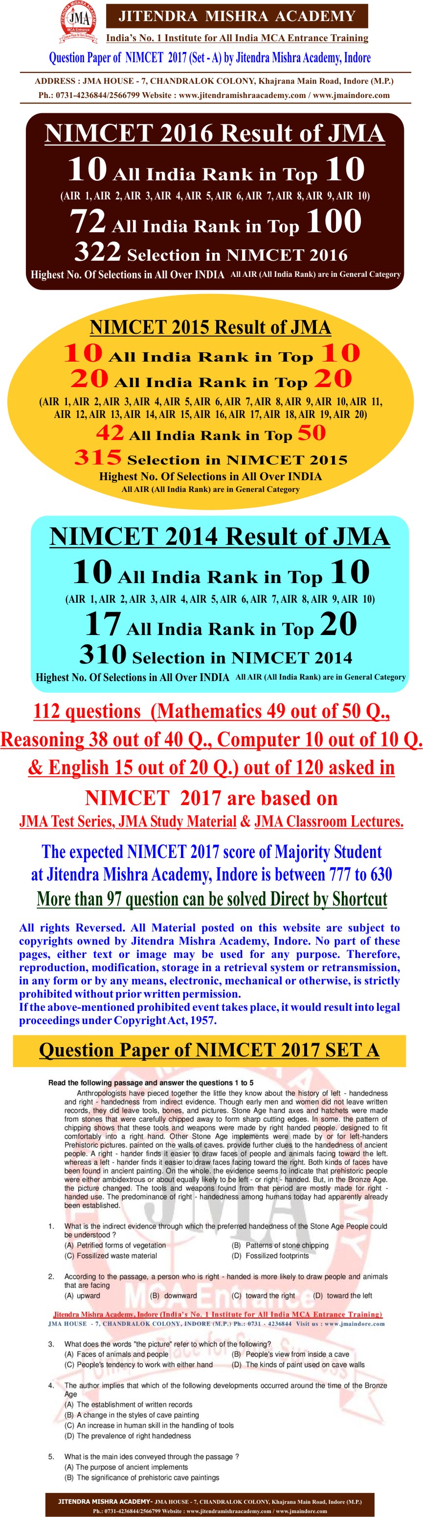 NIMCET 2017 PAPER (1)