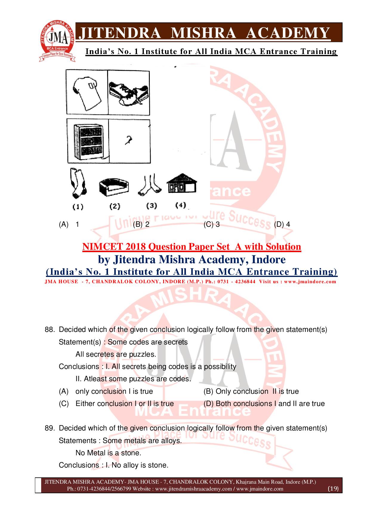 NIMCET 2018 QUESTION PAPER (SET - A)-page-019