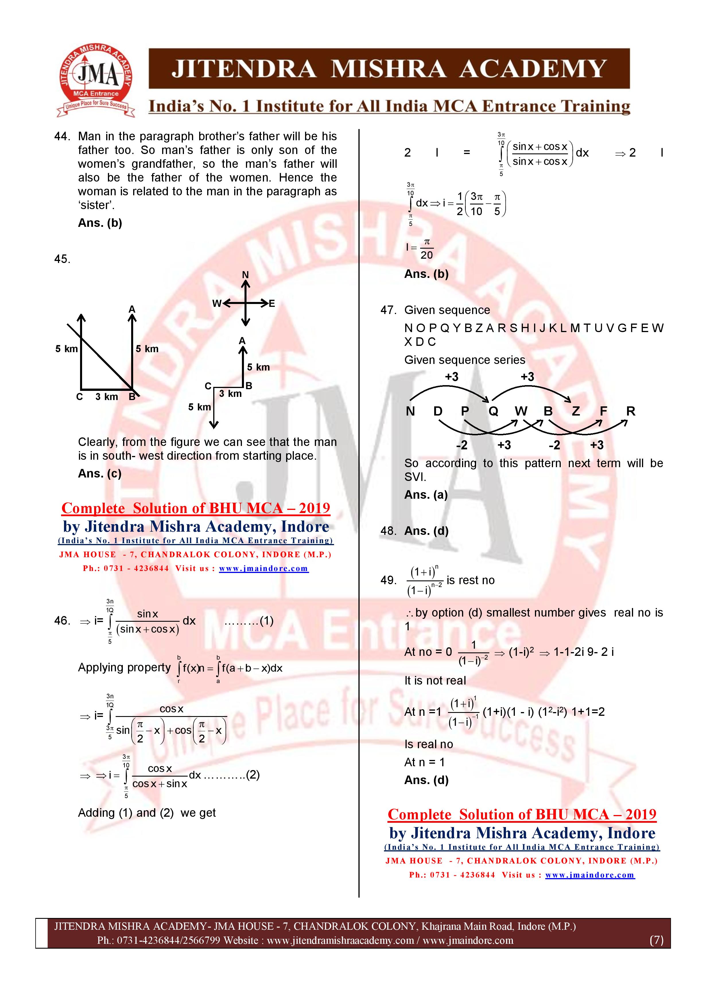 BHU MCA 2019 Solution -page-007