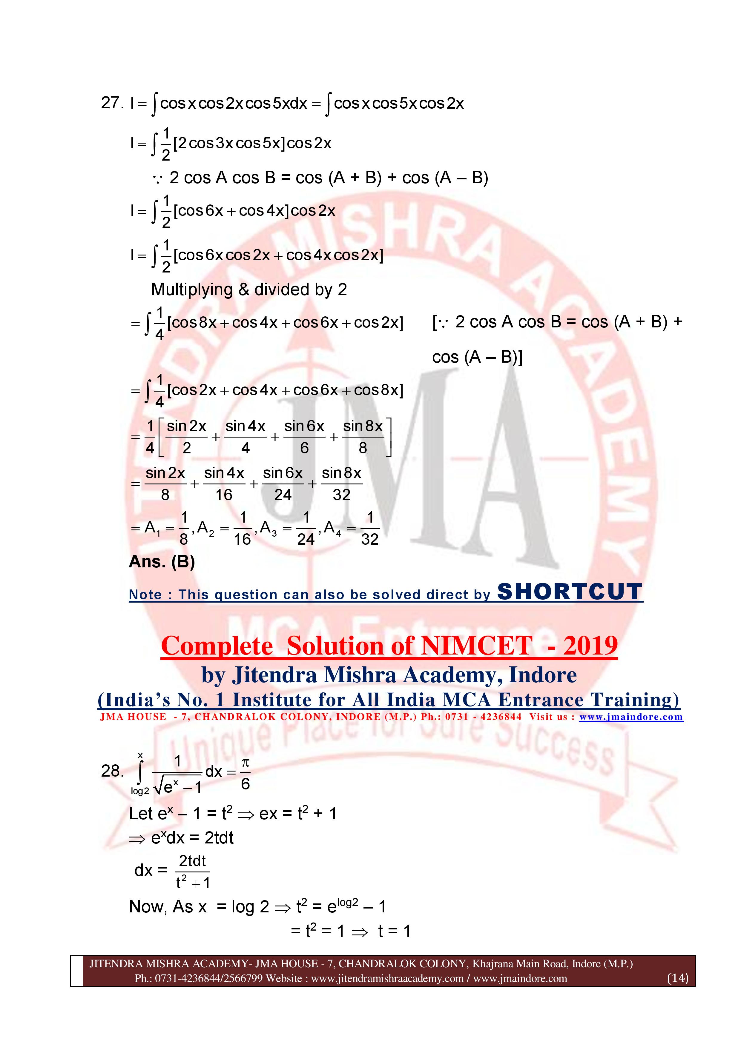 NIMCET 2019 SOLUTION (SET - A)-page-014