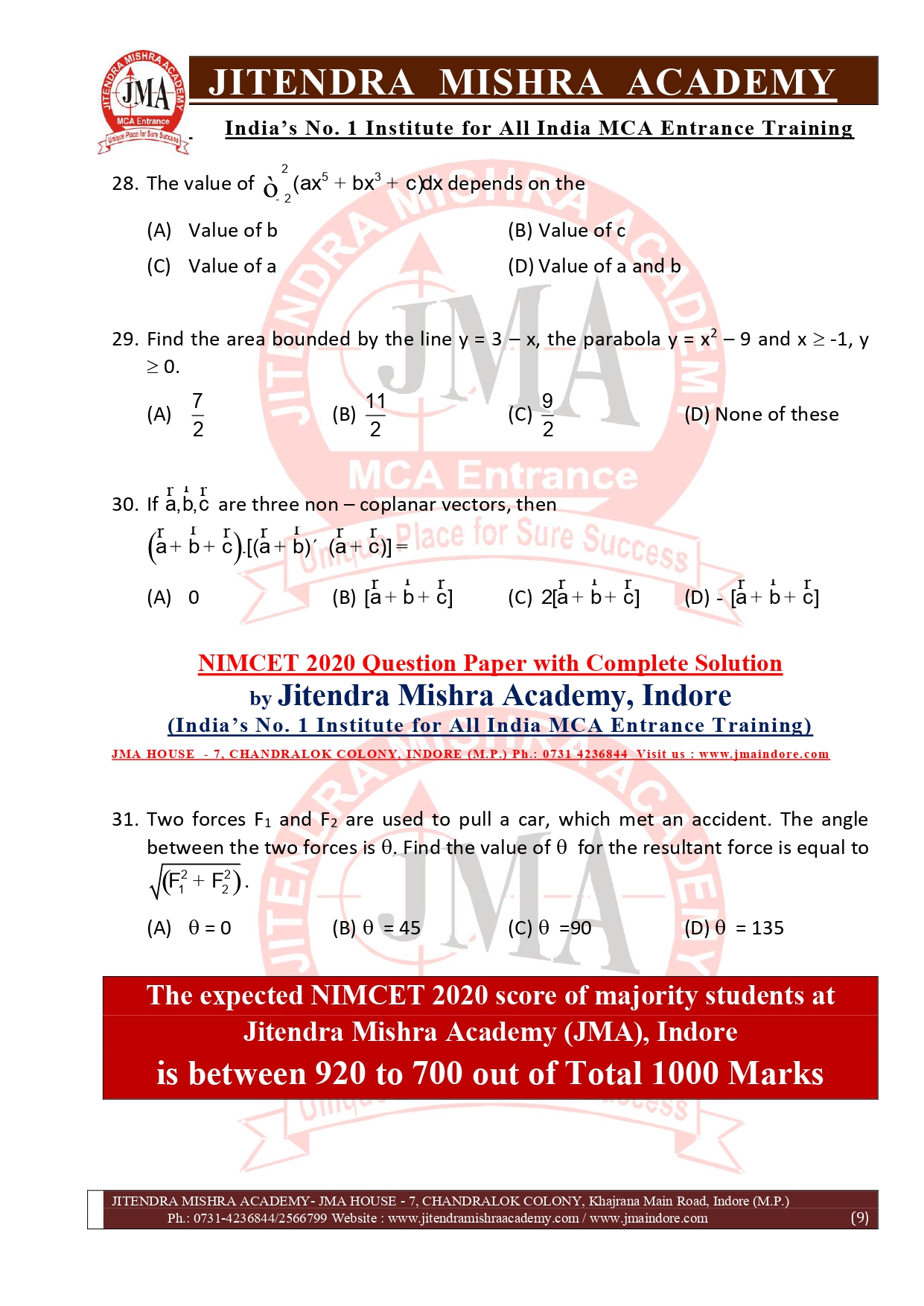 NIMCET 2020 QUESTION PAPER (FINAL)_page-0009