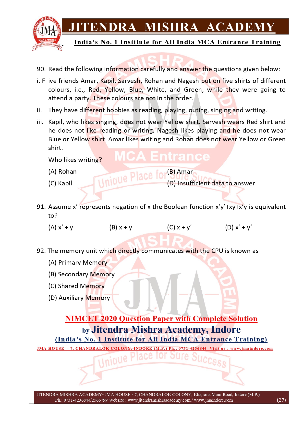 NIMCET 2020 QUESTION PAPER (FINAL)_page-0027