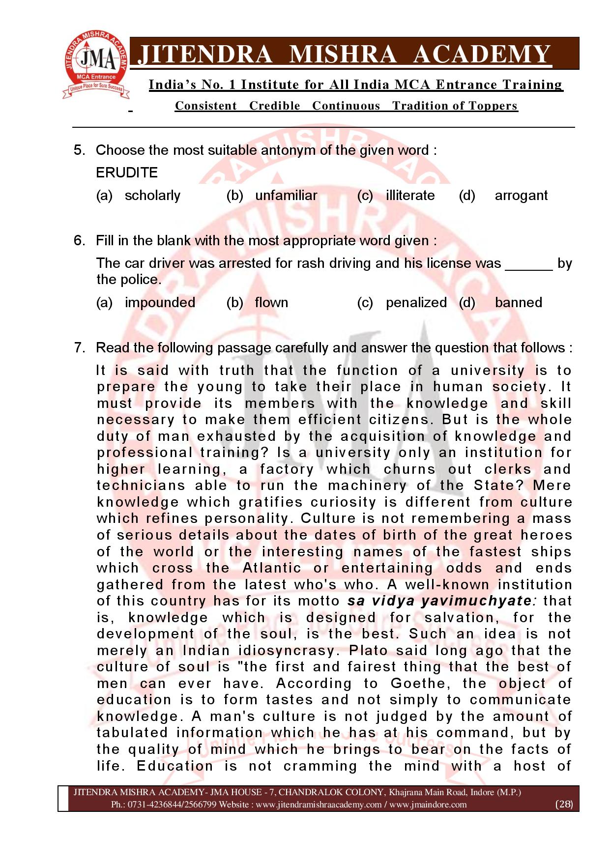 NIMCET 2021 QUESTION PAPER (F)-page-028
