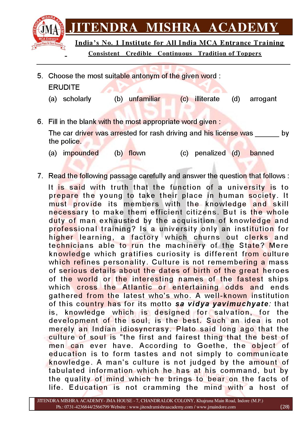 NIMCET 2021 QUESTION PAPER (F)-page-028